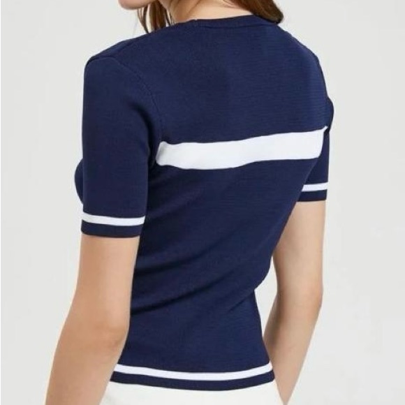 Minark Women’s Knit Top Short Sleeve - Picture 3 of 4